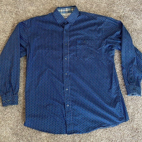 Wrangler 20X Competition Advanced Comfort Men’s Long Sleeve Button Down XXL - Picture 4 of 16